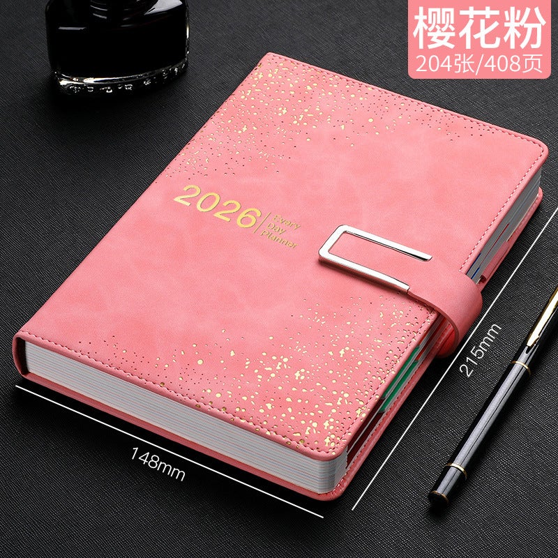 2026 Planner Can Be Printed With Logo, New Planner With Dates, Notebook, Business Softcover Calendar, Notepad - Image 1